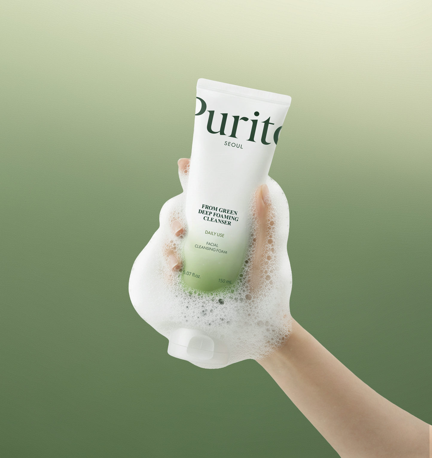 From Green Deep Foaming Cleanser