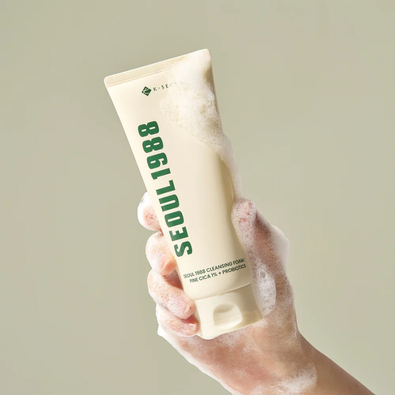 SEOUL 1988 Cleansing Foam: Pine Cica 1% + Probiotics