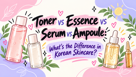 Toner vs Essence vs Serum vs Ampoule: What's the Difference in Korean Skincare?