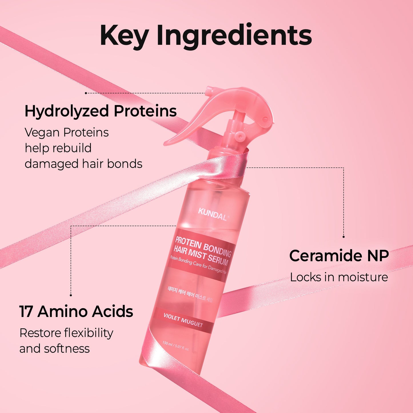 Protein Bonding Hair Mist Serum - Violet Muguet