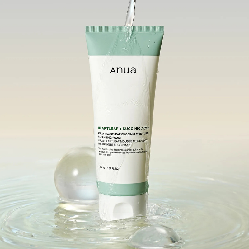 Heartleaf Succinic Moisture Cleansing Foam