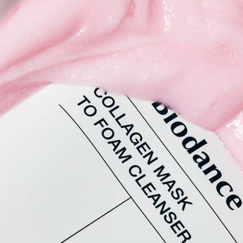 Collagen Mask to Foam Cleanser