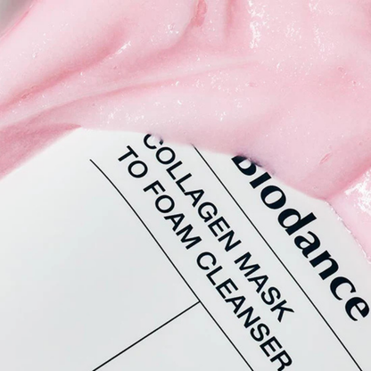 Collagen Mask to Foam Cleanser