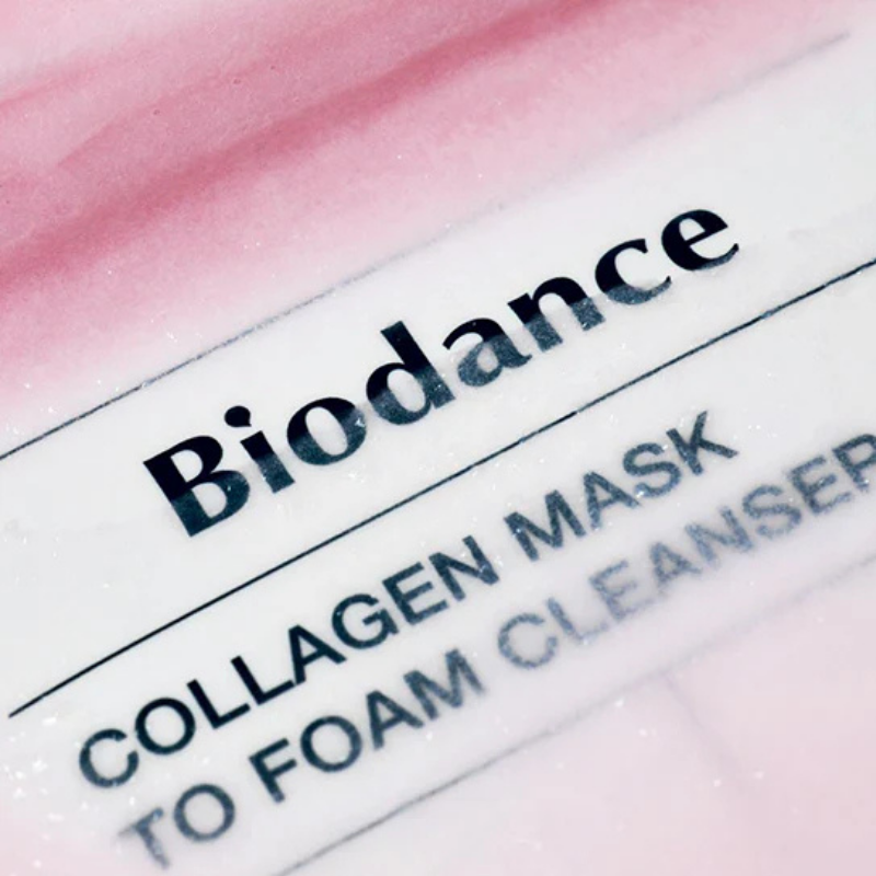 Collagen Mask to Foam Cleanser