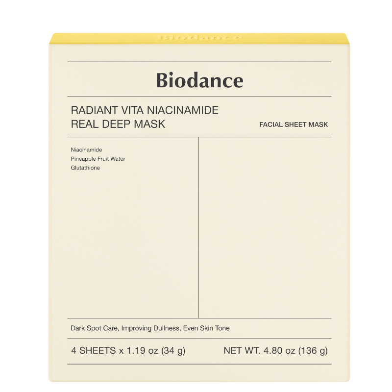Radiant Vita Niacinamide Real Deep Mask Bundle (4pcs)