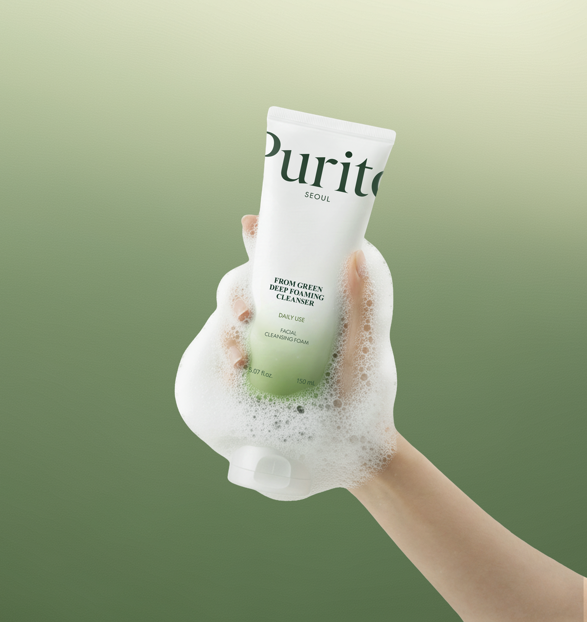 From Green Deep Foaming Cleanser