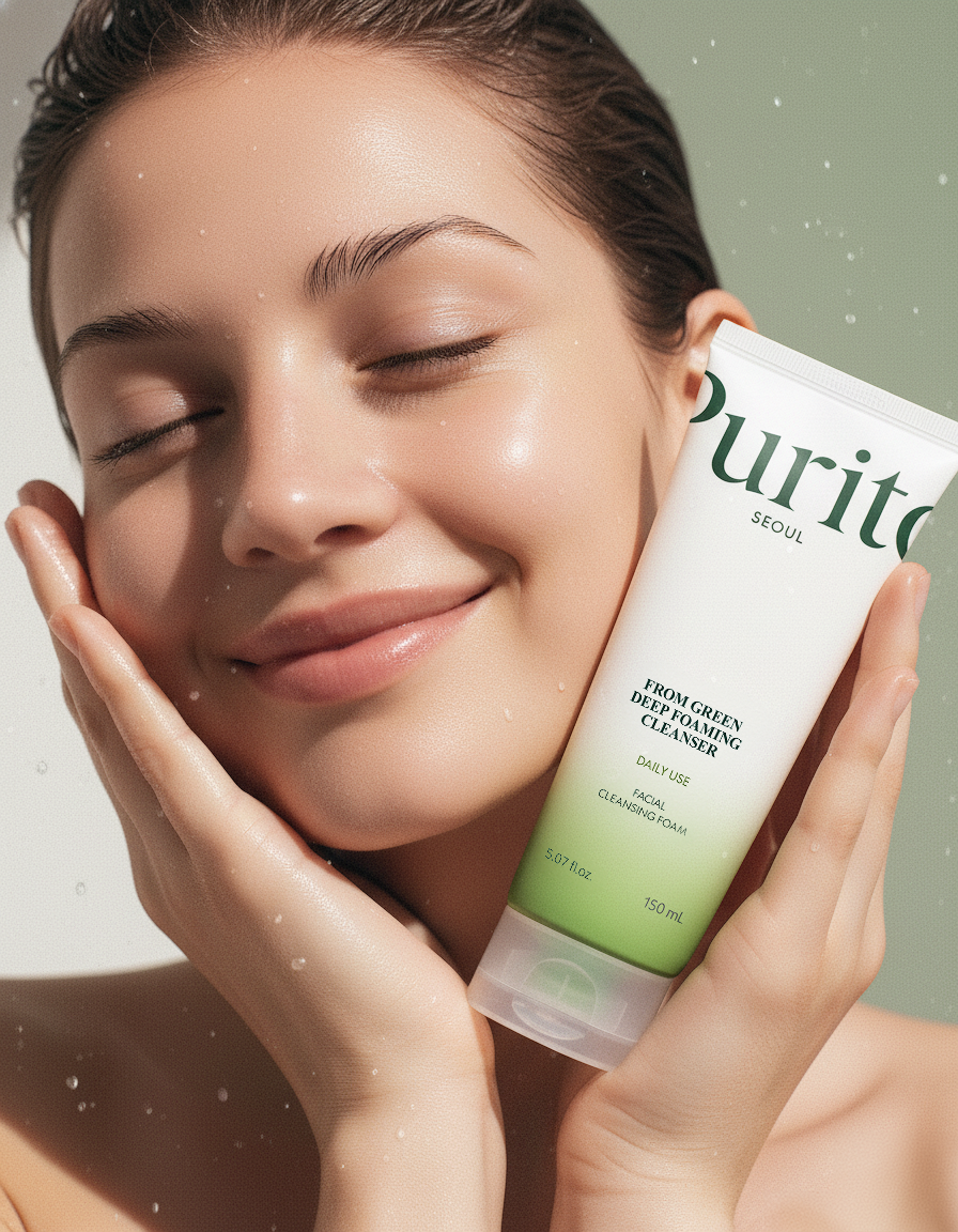 From Green Deep Foaming Cleanser