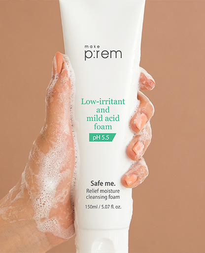 Safe Me. Relief Moisture Cleansing Foam