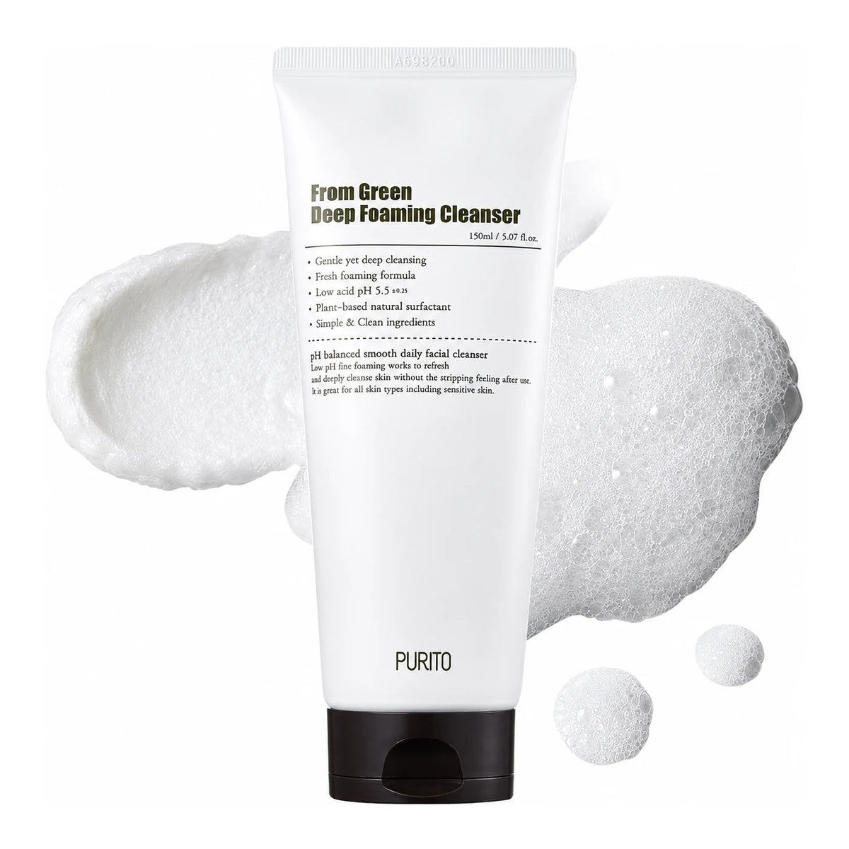 PURITO From Green Deep Foaming Cleanser 150ml