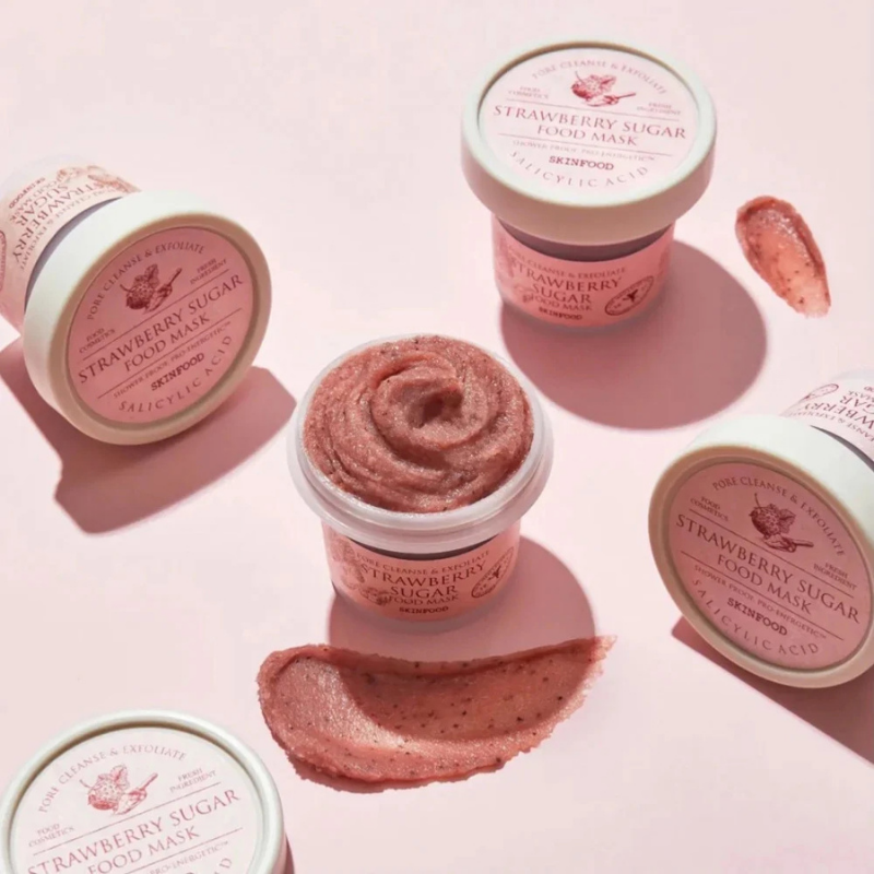 Strawberry Sugar Food Mask