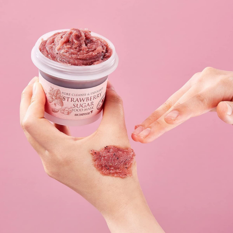 Strawberry Sugar Food Mask