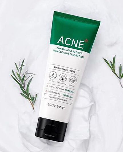 AHA BHA PHA 30 Days Miracle Acne Clear Foam