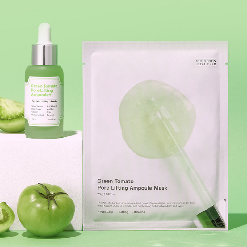 Green Tomato Pore Lifting Ampoule Mask