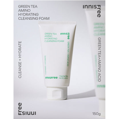 Green Tea Amino Hydrating Cleansing Foam