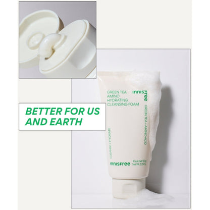 Green Tea Amino Hydrating Cleansing Foam