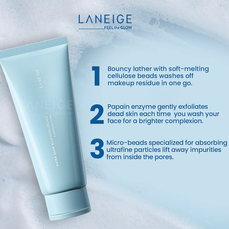 Water Bank Blue Hyaluronic Cleansing Foam