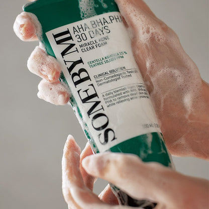 AHA BHA PHA 30 Days Miracle Acne Clear Foam